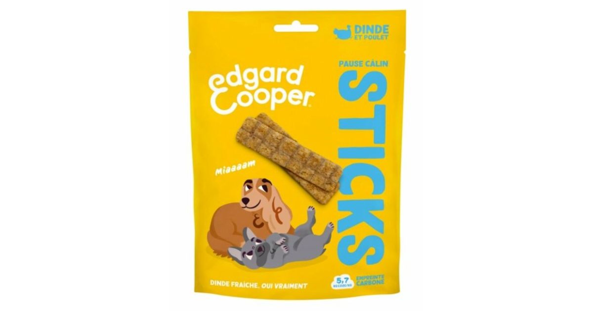 Edgar Cooper - Sticks pour chien Dinde poulet