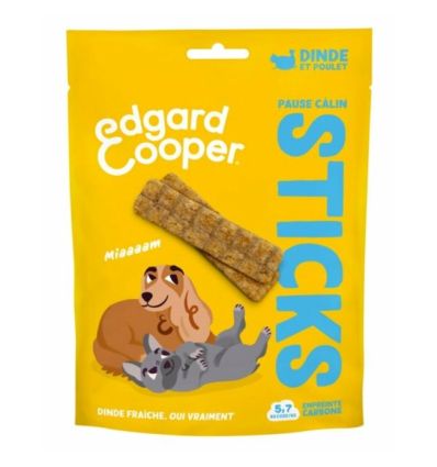 Edgar Cooper - Sticks pour chien Dinde poulet