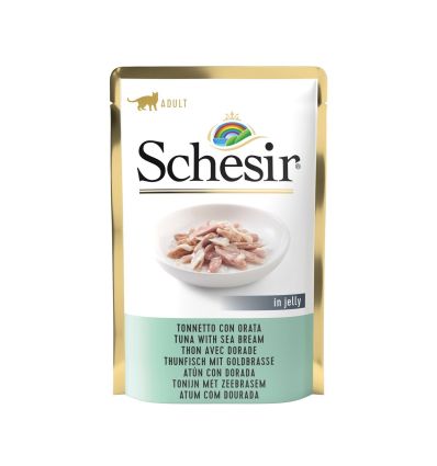 Schesir - Thon avec Daurade en gelée (Sachet fraicheur)