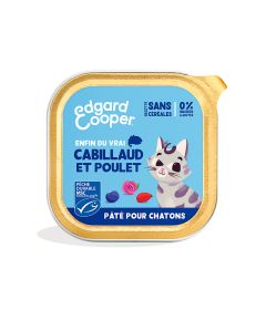 Edgar Cooper - Paté de Cabillaud et de poulet - Chaton