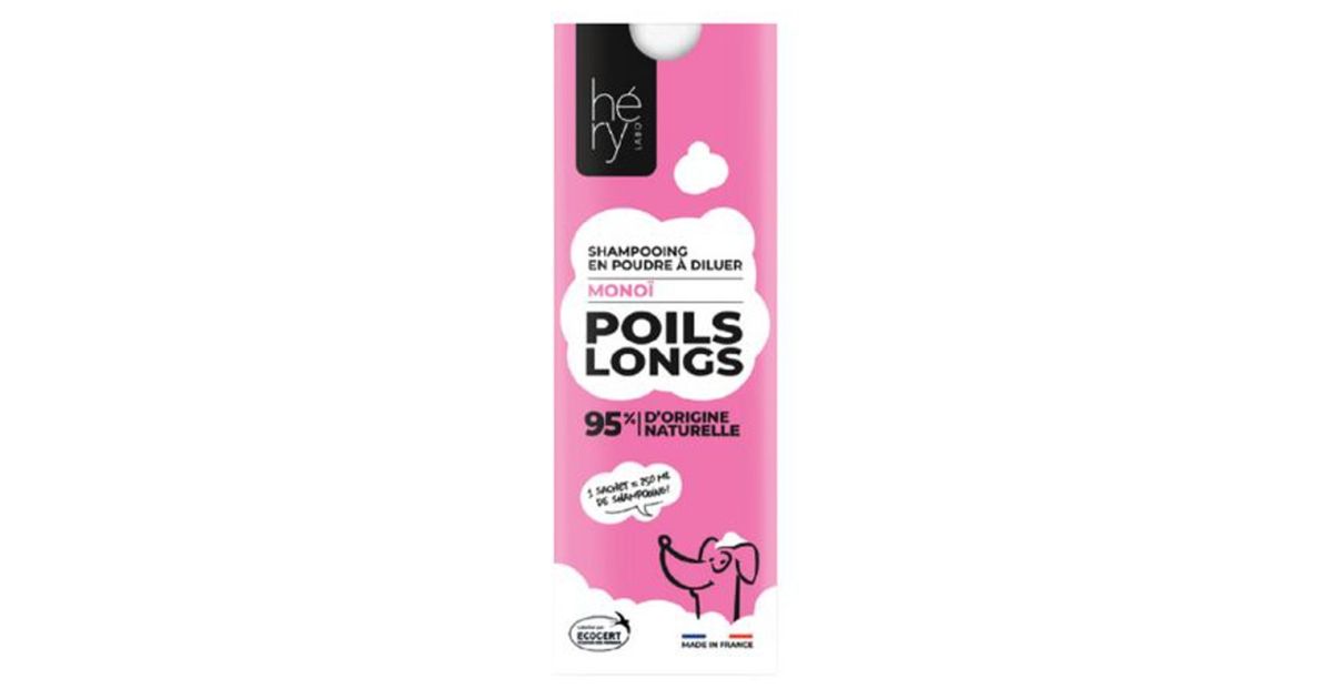 Shampoing ecologique poils longs en poudre