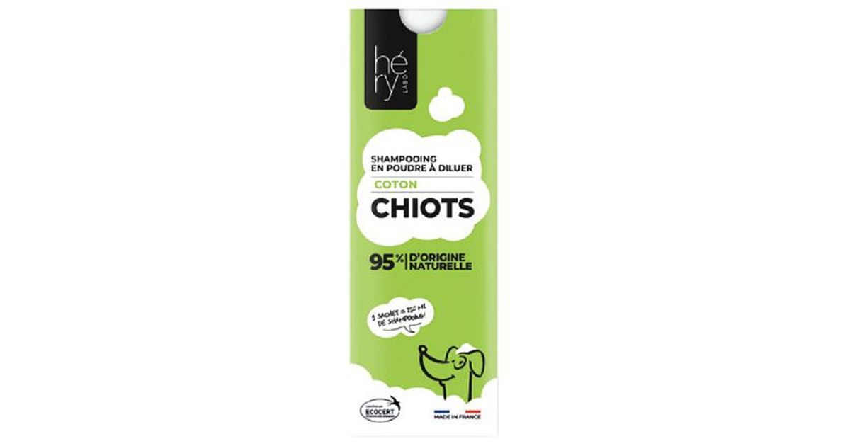 Shampoing ecologique chiot en poudre