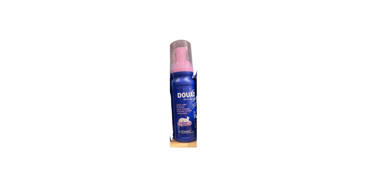 Douxo - Mousse nettoyante sans rincage pour chat