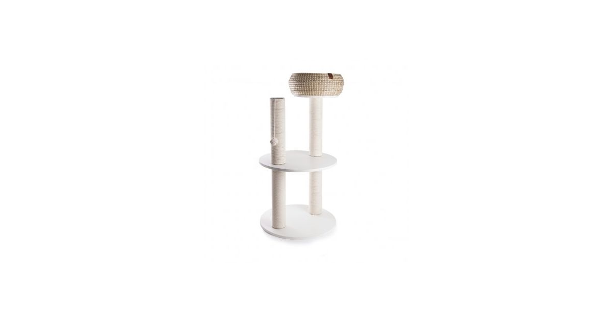 Arbre a chat Blanca Double 98cm