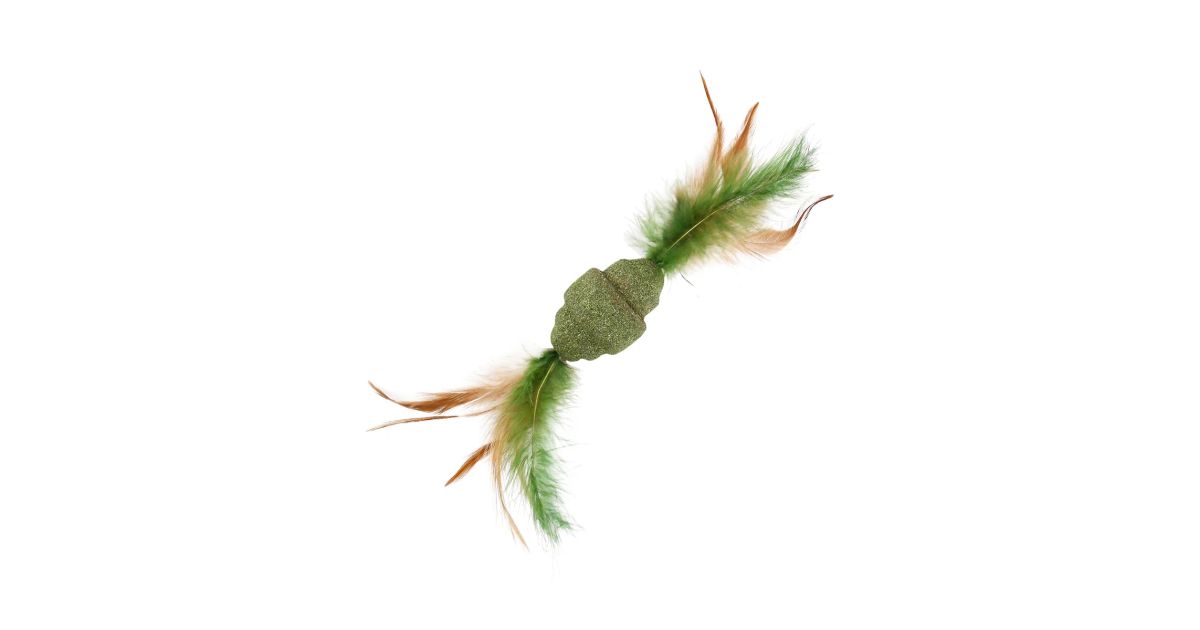 Jouet chat Big losange double plumes HC