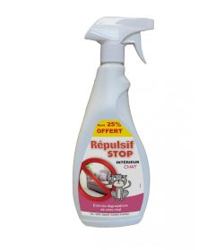 DeBonPoil - Spray répulsif - Intérieur & Extérieur - Chat