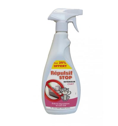 DeBonPoil - Spray répulsif - Intérieur & Extérieur - Chat