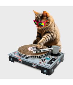 DJ cat scratcher