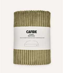 Housse de matelas Cuadra en velours côtelé