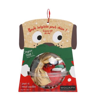 Coffret Boule cadeau pour chien