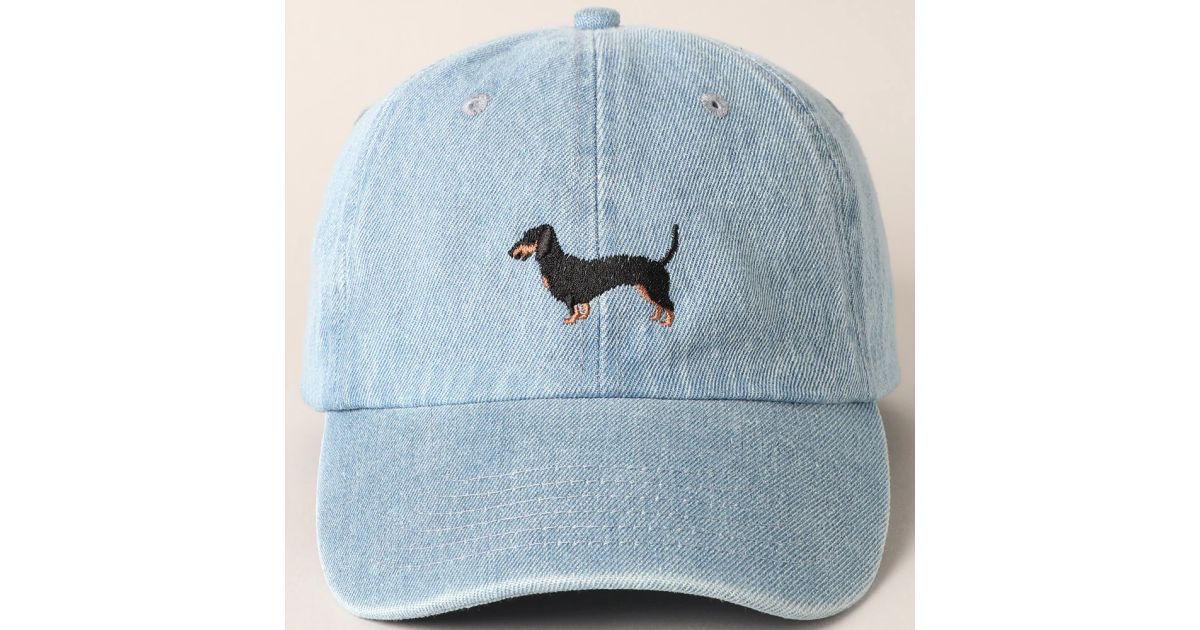 Casquette Teckel en jean
