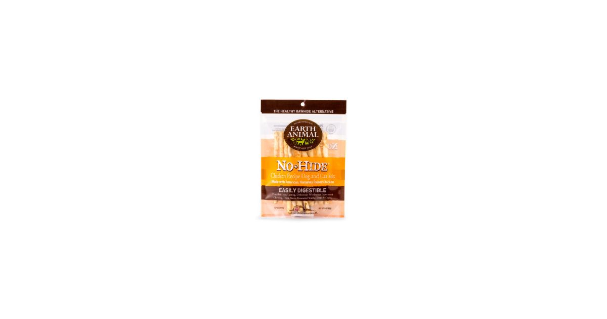 Earth Animal - Boite de 10 No Hide Stix au Poulet