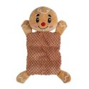 Peluche plate de pain d'épice avec squeaker