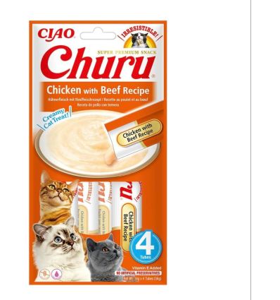Churu - Friandise Liquide (Poulet Boeuf)
