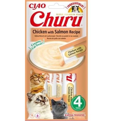 Churu - Friandise Liquide (Saumon Poulet)