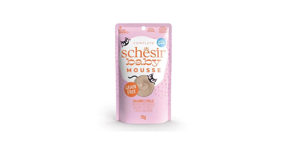 Schesir - Baby Mousse Saumon et poulet