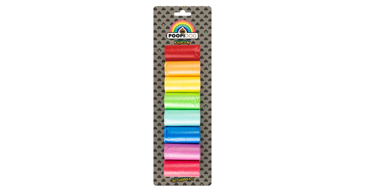 Sacs a crottes Rainbow Poopidog