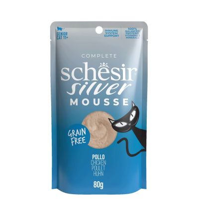Schesir - Silver mousse Poulet Senior 11+