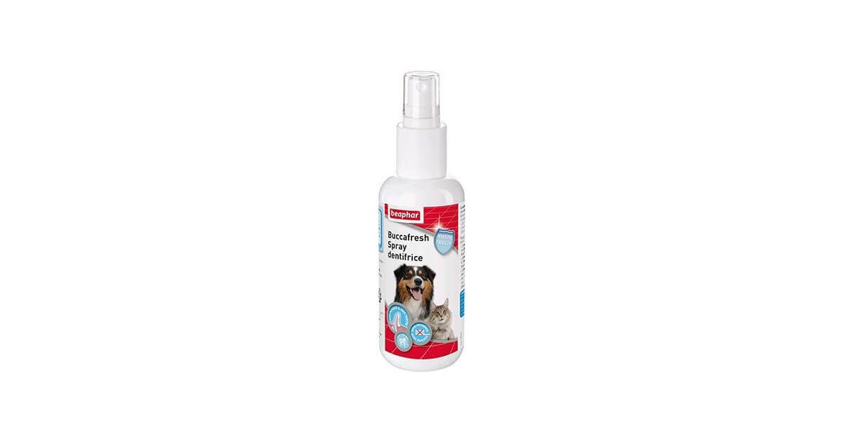 Produit pour mauvaise haleine chien: Spray dentirice haleine