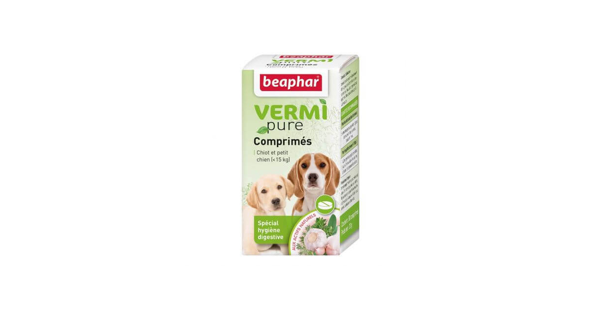 Vermifuge naturel Chiot et petit Chien