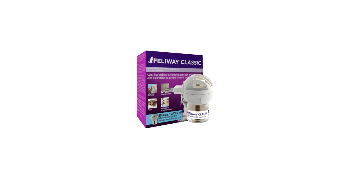 Diffuseur anti stress chat: Diffuseur et Recharge Feliway (48ml) Feliway - 1