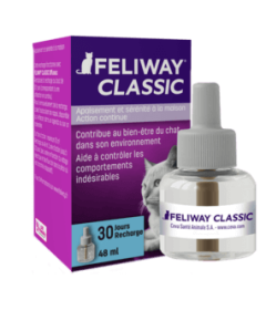 Diffuseur anti stress chat: Recharge Feliway (1 mois - 48ml)