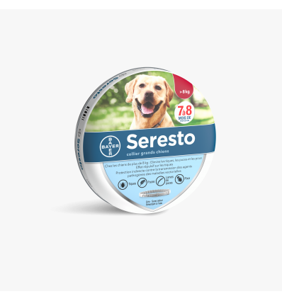 Collier anti tique chien: Collier Seresto Chiens