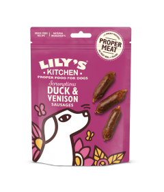 Friandise naturelle pour chien Lily's Kitchen - Saucisses de canard et de chevreuil Lily's Kitchen - 1