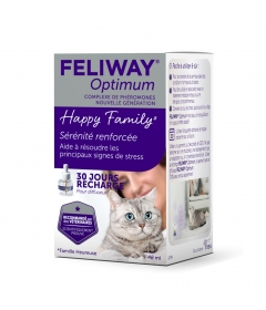 Diffuseur anti stress chat: Diffuseur et Recharge Feliway Optimum (48ml) Feliway - 1