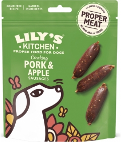 Friandise naturelle pour chien Lily's Kitchen - Saucisses porc et pomme Lily's Kitchen - 1
