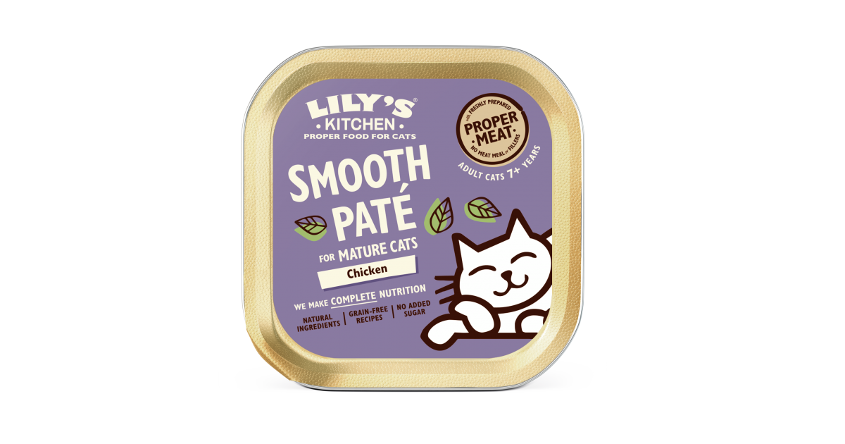 Pâtées pour chats Lily's Kitchen - Festin pour chat Senior - Smooth Paté Mature Lily's Kitchen - 1