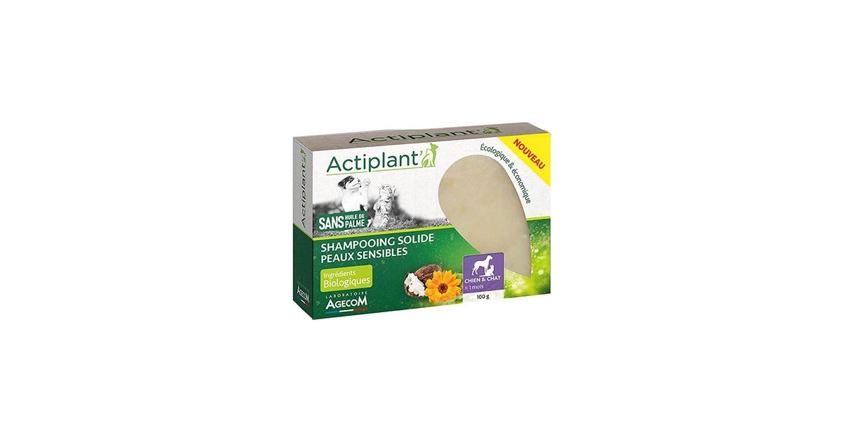  shampoing sec chat peau sensible Actiplant - 1