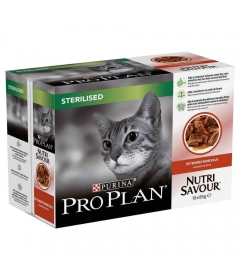 Purina pro Plan - Nutrisavour STERILISED en sauce au boeuf Purina Pro Plan - 1