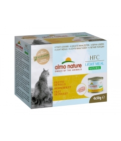 Pâtée pour chat Almo Nature - HFC Natural light filet de poulet multipack 4x50g Almo Nature - 1
