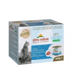 Pâtée pour chat Almo Nature - HFC Natural light thon atlantique multipack 4x50g  Almo Nature - 1