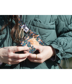 Accessoires de promenade pour chiens - Pochette sac à crottes FLOWER PAWER French Bandit - 3