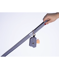 Accessoires de promenade pour chiens - Pochette sac à crottes NAVY French Bandit - 2