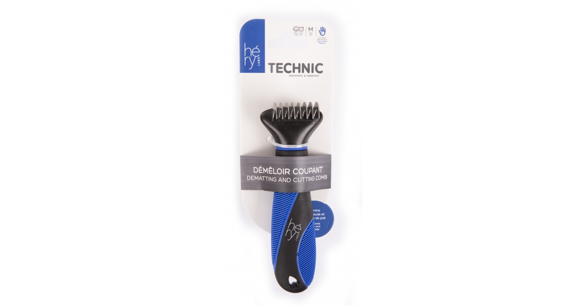 Brosse de toilettage pour chien: Démeloir Martin Sellier - 1