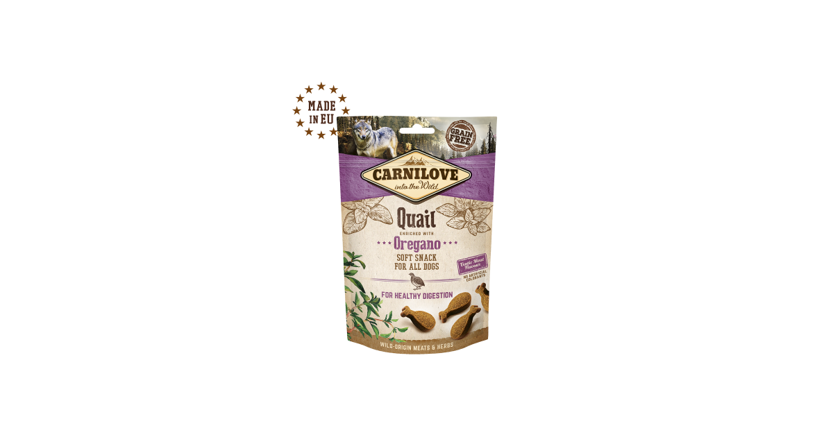 Carnilove - Friandises Soft Quail Oregano Carnilove - 1
