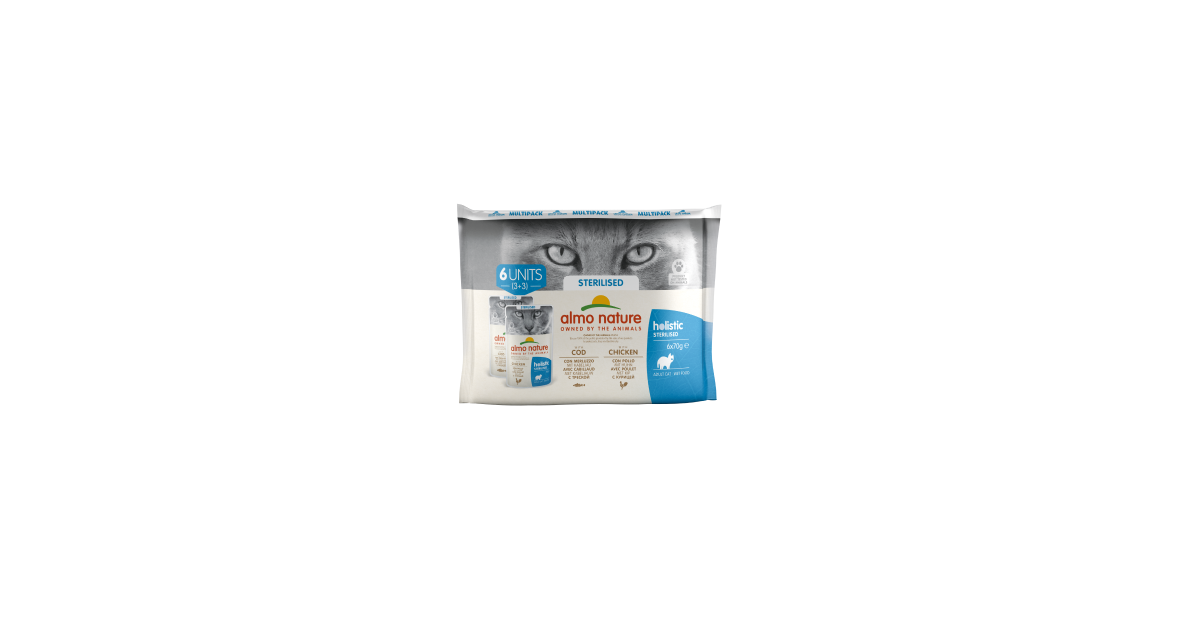 Almo Nature - Holistic functional Sterilised 6x70g (Multipack)