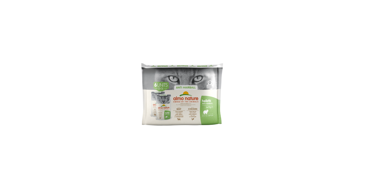 Almo Nature - Holistic functional Hairball 6x70g (Multipack)