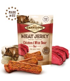 Friandise pour chien Carnilove - Dog Jerky Poulet & Sanglier