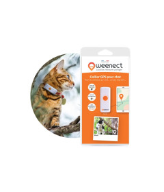 Collier pour chat GPS - Weenect - GPS v2 pour chat