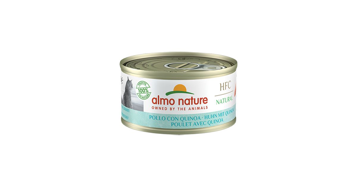 Pâté pour chats - Almo Nature - HFC Natural Poulet Quinoa