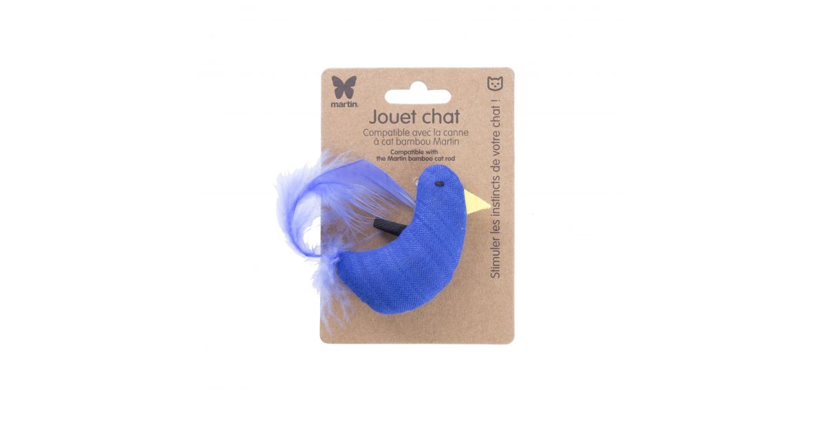 jouet poule bleu plume
