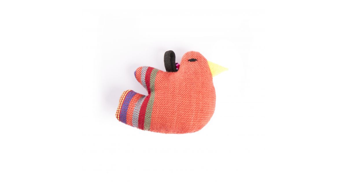 jouet oiseau orange