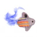 jouet poisson volant bleu plume