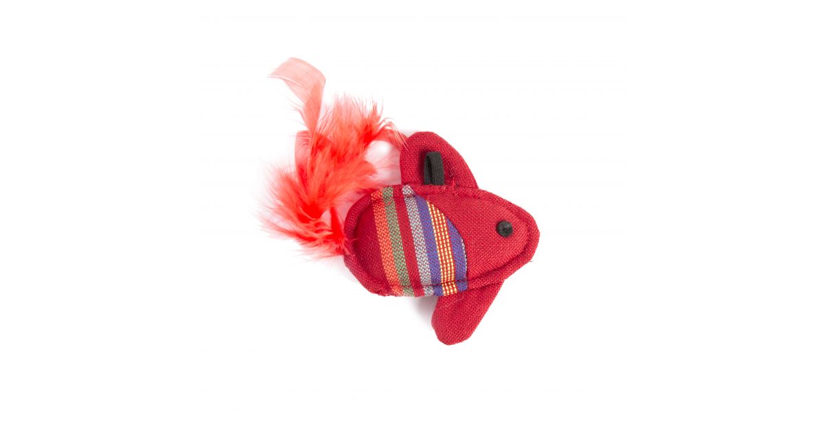 jouet poisson volant orange