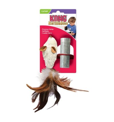 Kong - refillables feather mouse
