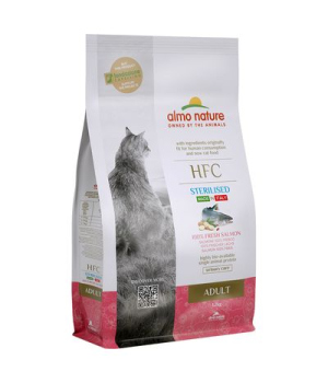 Almo Nature - Croquettes Chat Sterilised Saumon Frais